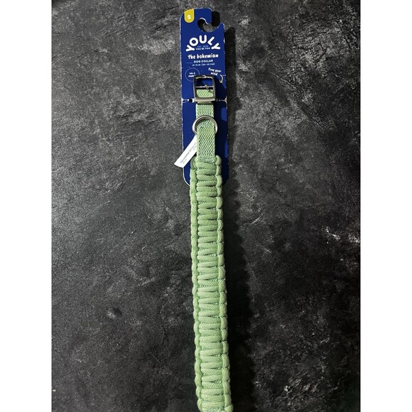 Youly The Bohemian Dog Collar Mint Green 12-15” Small New - Picture 1 of 5